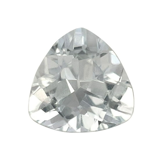 Certified Genuine 2.75 Carat White Topaz Trilliant Shape Brilliant Cut 9 mm Loose Gemstone April Birthstone