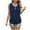 Navy, variant on ABATAB Womens Cute Tank Tops Eyelet Sleeveless Crewneck Solid Loose tunic T Shirts Casual 2025 Summer Beach Vacation Flowy Shirts
