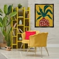 thumbnail image 4 of Stupell Industries Modern Spider Plant on Yellow Black Floating Frame Canvas Art, 25 x 31, by Regina Moore, 4 of 8