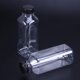 thumbnail image 4 of Juego De 8 Botellas De Plástico Transparentes Con Tapas Negras Atornilladas Contenedores Para Almacenamiento De Bebidas Y Jugos Para Uso En Cocina Y Hogar, 4 of 4