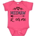 thumbnail image 3 of Inktastic My Meemaw Loves Me Girls Girls Baby Bodysuit, 3 of 5