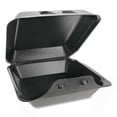 thumbnail image 2 of 9 in. x 9.13 in. x 3.25 in. Large Black Smart Lock Foam Hinged Containers (150-Carton), 2 of 2