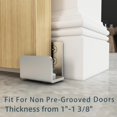 thumbnail image 3 of JUBEST Stainless Steel Floor Guide Wall Mount Sliding Barn Door Hardware Up to 1-3/8"W 1-1/4"H, 3 of 8