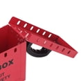 thumbnail image 4 of OSHA-Compliant Stainless Steel Lockout Tagout Box with Ergonomic Handle and High Capacity for Secure Key Storage, 4 of 6