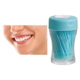 thumbnail image 3 of 200 palillos de dientes portátiles, cepillo de dientes, herramienta de limpieza dental Azul, 3 of 7