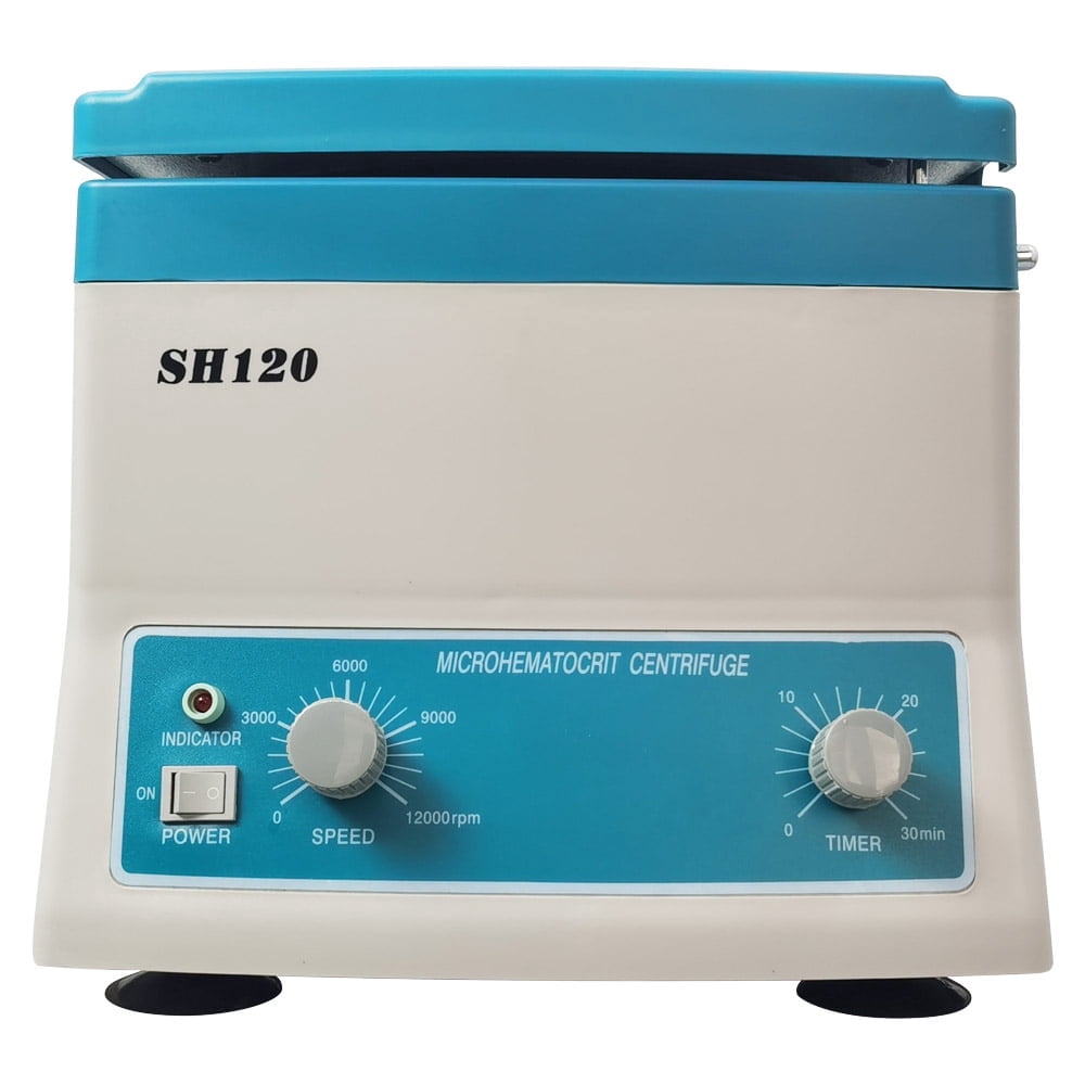 Electric Microhematocrit Hematocrit Centrifuge Blood Cell Specific Volume Centrifuge SH-120 for Medical Lab