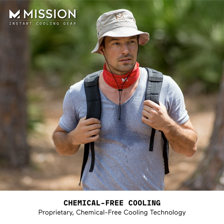 Mission Cooling Bucket Hat for Men & Women One Size Khaki