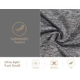 thumbnail image 4 of Little Donkey Andy Women's Lightweight Thermal Running Jacket Hybrid Quilted Full Zip Golf Jacket with Hood Gray Heather XS, 4 of 7