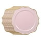 thumbnail image 5 of 10 platos para servir, reutilizables, ligeros, de cocina, para servir Rosa, 5 of 9