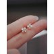 thumbnail image 1 of 1pair Simple & Stylish & Versatile & Elegant S925 Pure Silver Square Shaped Rhinestone Stud Earrings For Women, Gift & Accessory, 1 of 4
