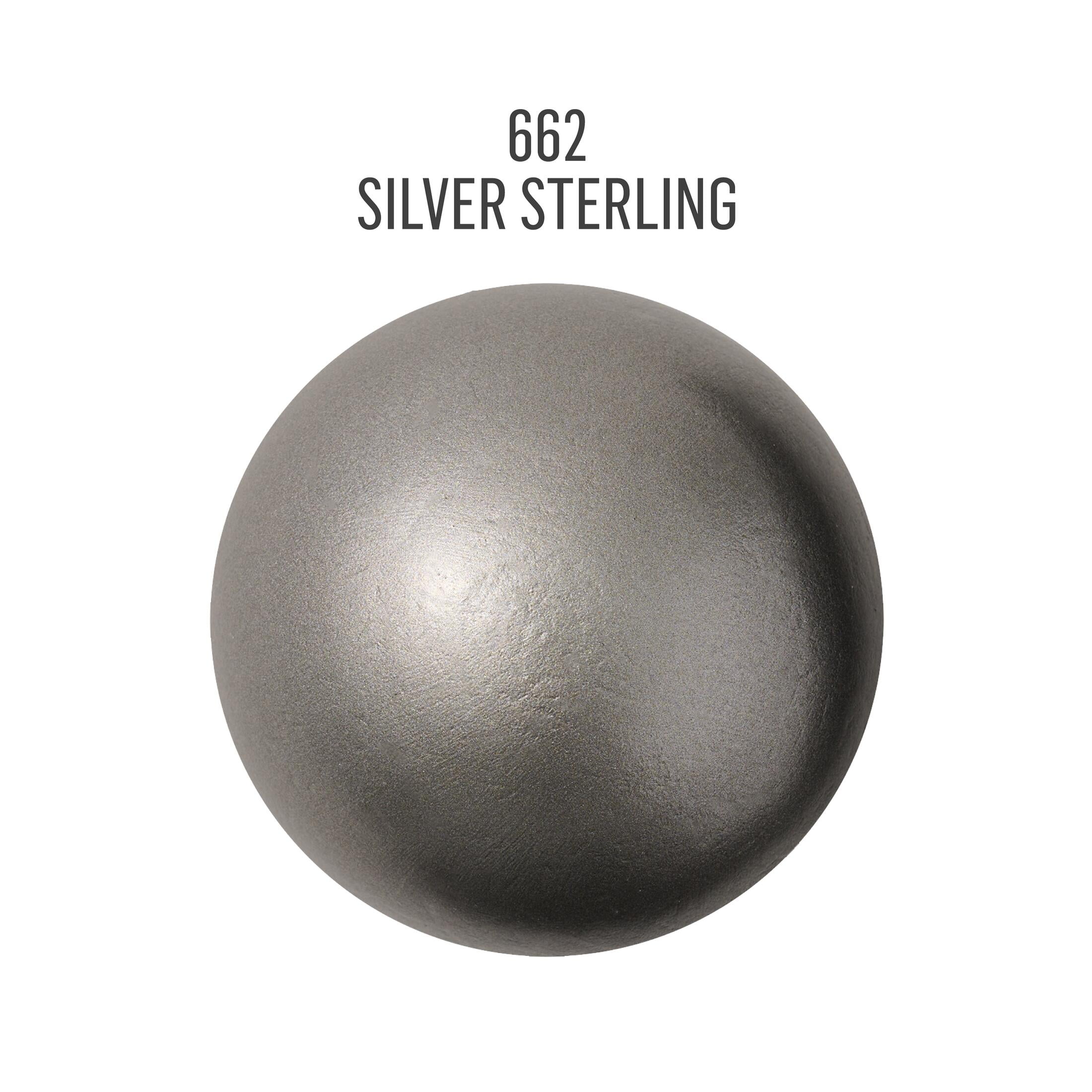(3 pack) FolkArt Metallic Acrylic Craft Paint, Metallic Finish, Silver Sterling, 2 fl oz
