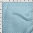 thumbnail image 4 of oneOone Viscose Chiffon Light Blue Fabric Baroque Sewing Craft Projects Fabric Prints By Yard 42 Inch Wide, 4 of 4