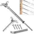 thumbnail image 1 of Deck Man T316-Stainless Steel Adjustable Angle 1/8" Cable Railing Kit/Hardware for Wood Post?Marine Grade (6 Pack), 1 of 4