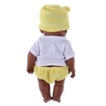 thumbnail image 3 of Muñeca de Vinilo de 30 Cm, Muñeca de Bebé Recién Nacida , de Juguete en Amarillo, 3 of 9