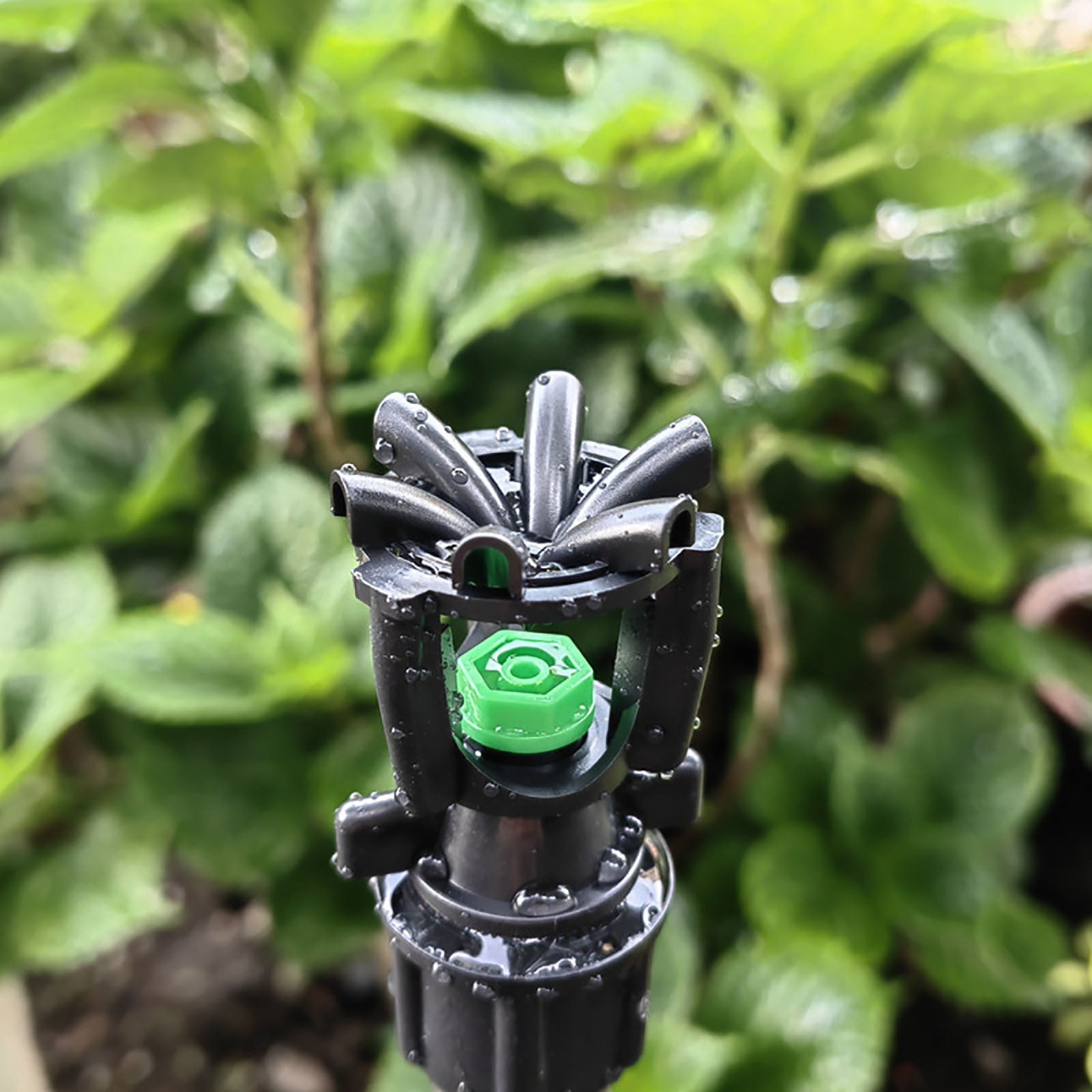 Cadorn 5PCS 4 - Inch Swing Sprinklers, 360° Rotating Garden Irrigation Nozzles for Lawn, Vegetable, Dust - Suppression