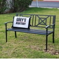 thumbnail image 2 of DAVEE FURNITURE Outdoor Leisure Metal Bench - Black, 2 of 5