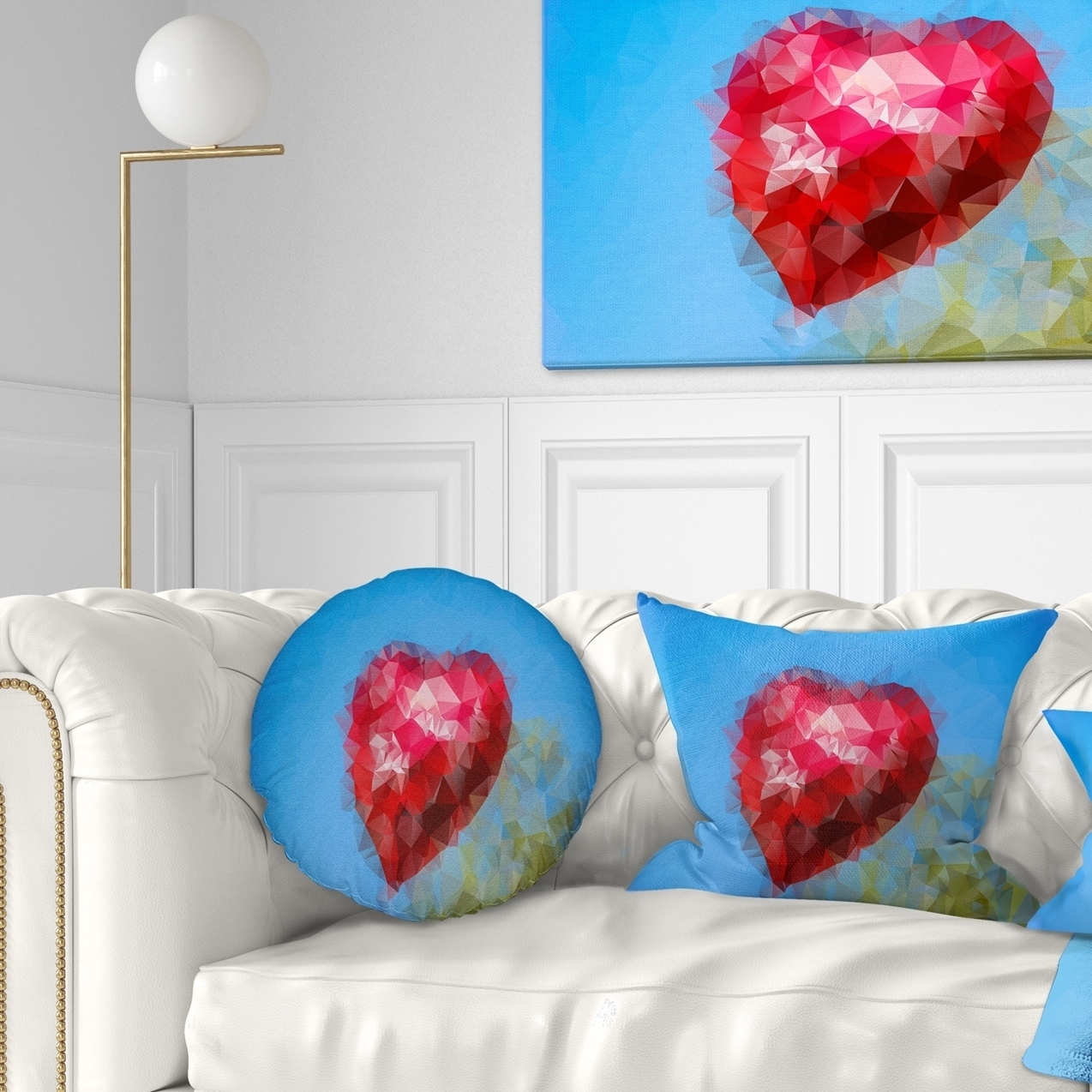 blue pillows walmart