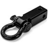 Shackle Hitch Receiver, H-Zonealph Perfect Towing Accessories for Trucks, Jeeps and SUV – Connect Your Tow Strap for Vehicle Recovery to This 10000 Lbs Capacity Receiver, Mounts to 2” Receiver