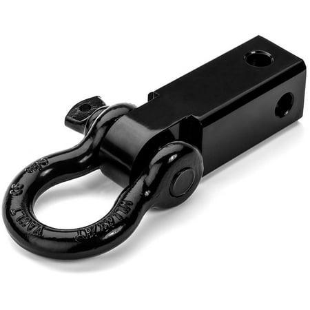 2-Inch Shackle Tow Hitch Receiver Fits Jeep Wrangler and All Chevy/GMC, Ford, Dodge, Nissan, Toyota Truck 2" Receivers