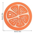 thumbnail image 4 of Silicone Thermal Insulation Pad Anti-Slip Cup Coaster Kitchen Cartoon Anti Scald Pot Dining Table Mat Orange S, 4 of 9