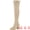 Gold, variant on DARING DIVA Women's Glitter Round Toe Chunky Heel Over the Knee High Boots White 6.5