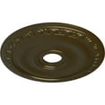 thumbnail image 3 of Ekena Millwork 20"OD x 3 5/8"ID x 1"P Jackson Ceiling Medallion (Fits Canopies up to 5 1/8"), Hand-Painted Brass, 3 of 8