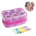 thumbnail image 2 of 36pcs Count Hair Roller Set, Large Small Medium Self Grip Hair Rollers, 2 of 5