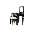thumbnail image 5 of Formal Vanity In Black For Bedroom - Stool With Fluffy Seat And Container Rubber Wood, Seat, Drawer Unit, 5 of 5