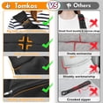 thumbnail image 4 of Transportín TOMKAS para perros pequeños de 2 a 7 libras (negro), 4 of 7