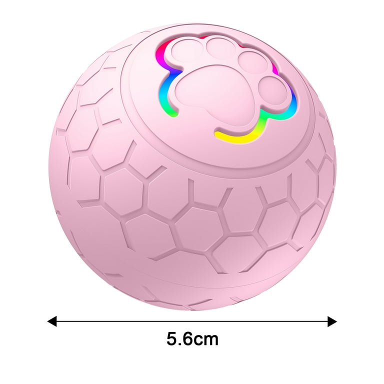 Leadrop Peppy Pet Ball USB Rechargeable Crazy Bounce Interactive Dog Toy BPA Free Automatic Rolling Ball with LED Lights for Small Medium Dogs Breed Walmart