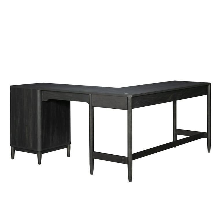 E*B様 Lサイズ GDC weekend setup チャコール Better Homes & Gardens Springwood L-Shape Desk, Charcoal