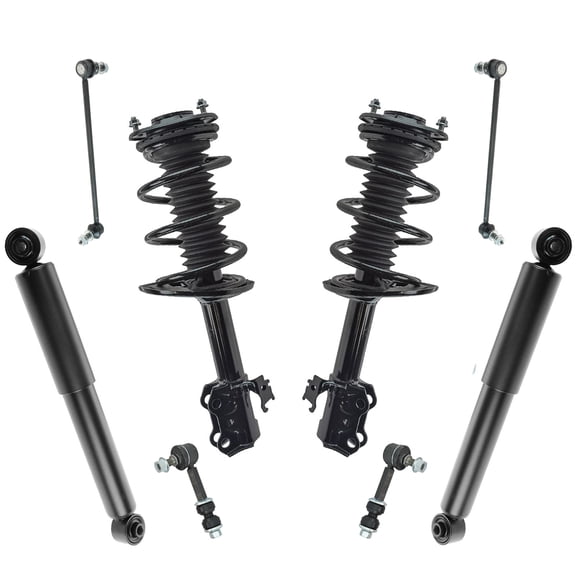 8 Piece Front & Rear Strut & Shock Kit w/ Sway Bar End Links for Toyota Rav4 New SKA34371