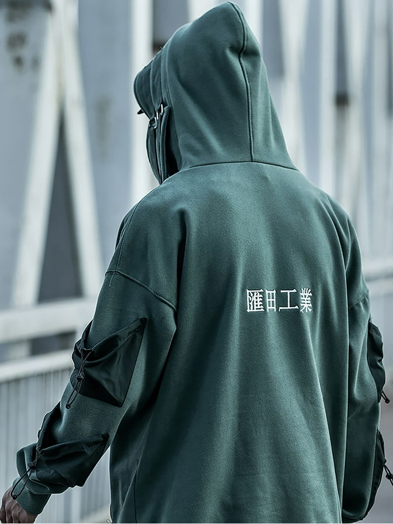 NIEPCE INC Streetwear Techwear Kanji Embroidery Turtleneck