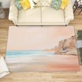 thumbnail image 1 of 6x8 Rug, Beach Rug Washable Non Slip Soft for Living Room Bedroom, Coastal Sea Ocean Area Rug, Oil Painting Carpet, Beach Home Decor & Gifts, 1 of 7