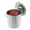thumbnail image 4 of 78 Quart Stock Pot Stainless Steel Large Kitchen Soup Big Cooking Steaming Fryer, 4 of 13