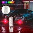 thumbnail image 2 of 10 Pcs Auto Multi-color Rgb T10 168 194 Led Bulbs with Remote Control Car Parking Lights Width Indicator, 2 of 8