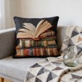 thumbnail image 2 of Wozhuo Book Pillowcase Decorative Sofa Cushion Cover Soft Washable, 2 of 6