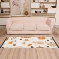 thumbnail image 2 of Yayeee Runner Rug for Bedroom 2'x6' Machine Washable Hallway Non Slip Mat, Orange Fall Pumpkin, 2 of 8