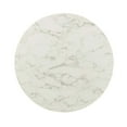 thumbnail image 3 of Modway Lippa 36" Round Faux Marble & Metal Dining Table in Gold and White, 3 of 8