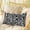 Black, variant on Grey White Botanical Throw Pillow Cover, Pillowcase Protectors with Zipper, Breathable Decorative Lumbar Pillow Case Cover, Pastoral Spring Floral Summer Art Pillow Shams for Couch Sofa 16x24Inch