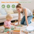 thumbnail image 2 of Set de instrumentos musicales Uhqajd Montessori Wooden Toys Baby, 2 of 7