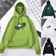 thumbnail image 2 of Skateboard Frog Pattern Pockets Pullover Hoodie Autumn Winter Long Sleeve Hooded Women Sweatshirt Streetwear, 2 of 7