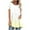 Yellow, variant on gakvbuo Plus Size Summer Tops For Women 2023 Trendy Women's Fashion Summer Round Neck Leisure Short Sleeve Solid Tops