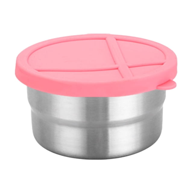JASKFLY Stainless Steel Snack Box 5-Pack Stainless Steel Food Storage Container with