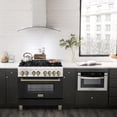 thumbnail image 2 of Zline Raz-Blm-36-Cb Autograph Edition 36" Wide 4.6 Cu. Ft. Free Standing Dual Fuel Range -, 2 of 7