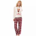 thumbnail image 2 of Conjunto de pijamas a juego de Navidad para mujer, Winedeer, rojo, mujer, 2 of 4