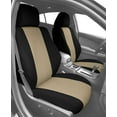thumbnail image 2 of CalTrend Front Sport Buckets Faux Leather Seat Covers for 2011-2012 Scion tC - TY292-05LB Sandstone Insert with Black Trim, 2 of 3