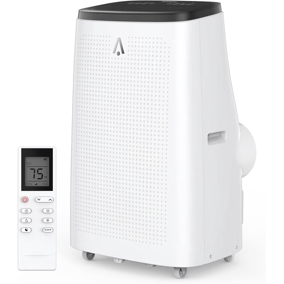 14,000 BTU Portable Air Conditioner - 3-in-1 AC Unit Cools Up to 750 Sq.Ft with Cool, Fan & Dehumidifier Modes, Includes Remote Control & Window Kit, 115V