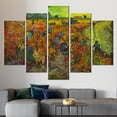thumbnail image 6 of The Red Vineyard 1888, 3D Canvas, Large Canvas, Canvas Home Decor, Nature Landscape Wall Decor, Home Decor Printed, Home Decor Field View Canvas , Canvas Wall Decor - 3P-Gold Framed, 6 of 9