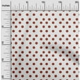 thumbnail image 2 of oneOone Rayon Brown2 Fabric Polka Dot Fabric For Sewing Printed Craft Fabric By The Yard 56 Inch Wide, 2 of 4